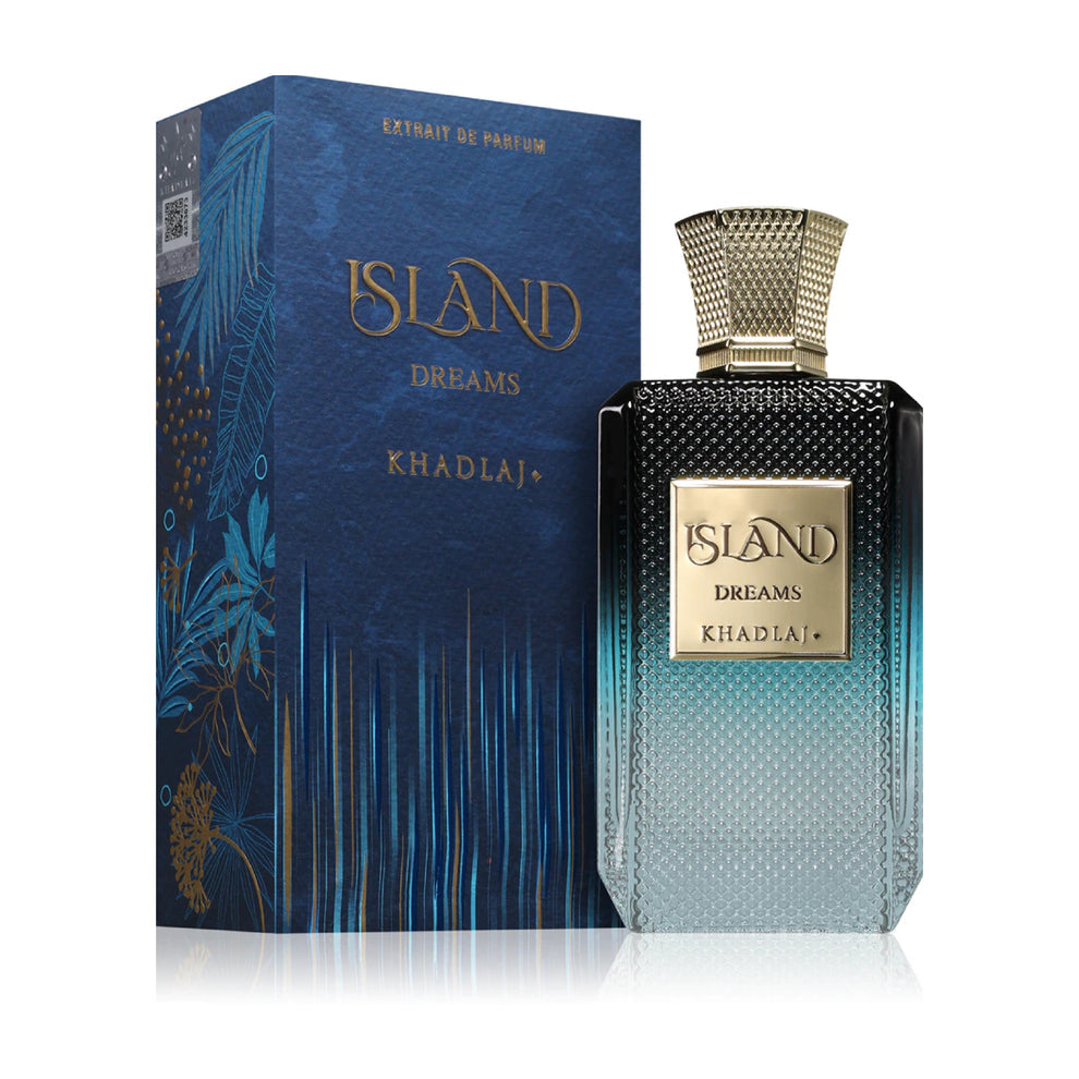 Khadlaj Island Dreams fragrance bottle and box