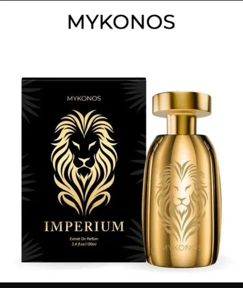 Mykonos Imperium Extrait de Parfum 100ml bottle and box
