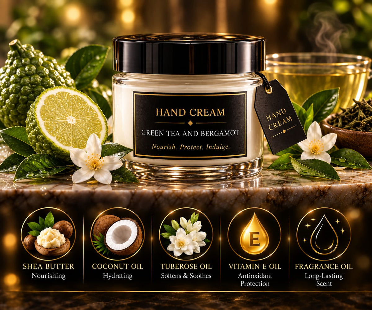 ScentVault Green Tea and Bergamot Hand Cream